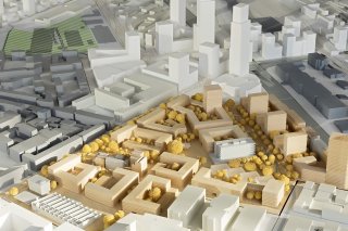 Les opposants au plan localisé de quartier Acacias 1, dans le secteur Praille Acacias Vernets (PAV), ne veulent pas d'un projet privilégiant, selon eux, un urbanisme d'entassement (archives).